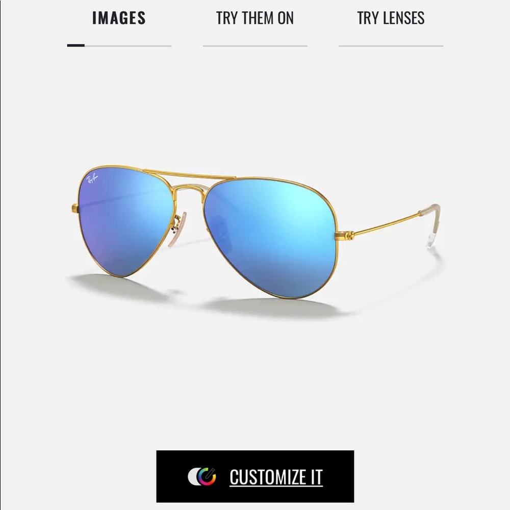 Blue Rayban aviators